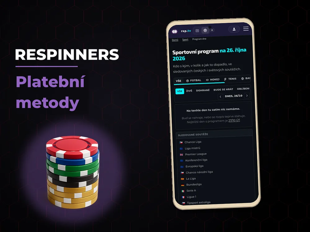 Respinners - Platební metody